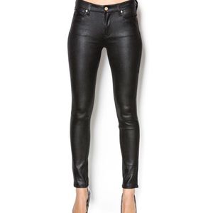 NWT 7 For All Mankind B(air) Black Skinny Jeans